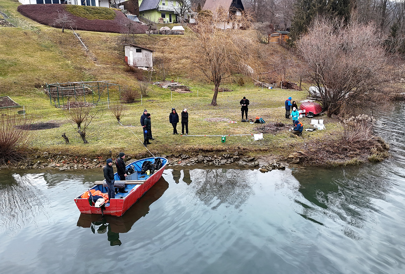 Sampling in Spodnja Vižinga (Vuhred)