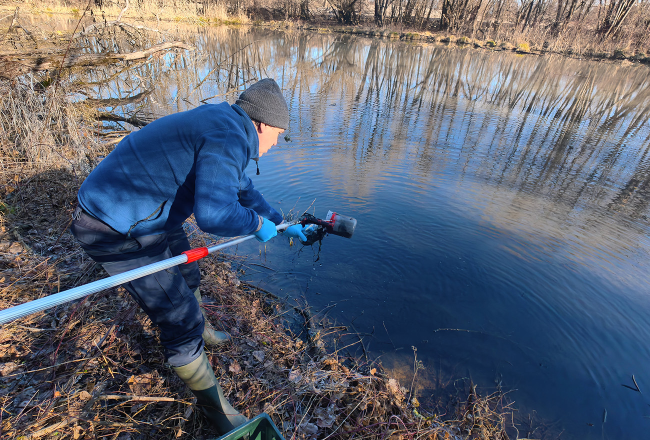 In the past the waterbody was highly contaminated