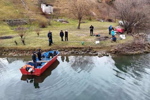 Sampling in Spodnja Vižinga (Vuhred)
